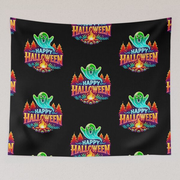 Item preview, Happy Halloween Campfire designed and sold by BlankCanvasHaHa.