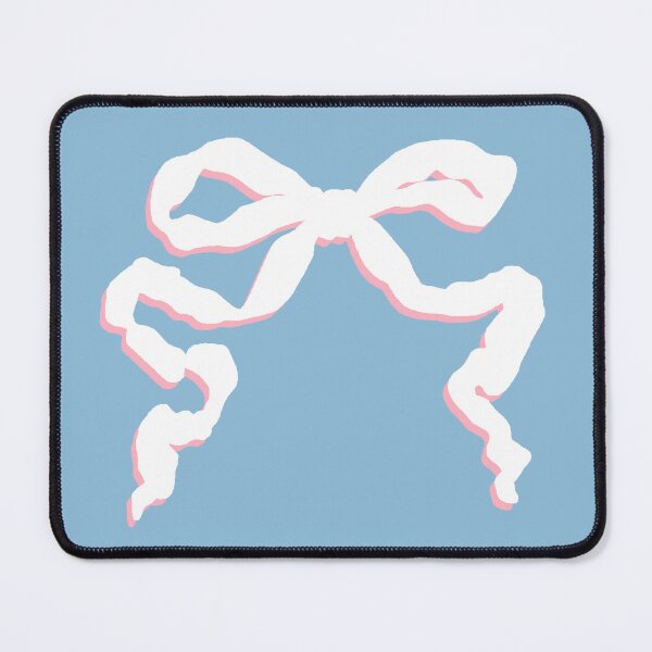 Item preview, White and Pink Ribbon Bow designed and sold by OddPopnyc.