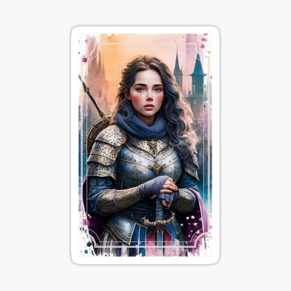 Item preview, Female Knight: Woman Warrior designed and sold by Mirabilum.