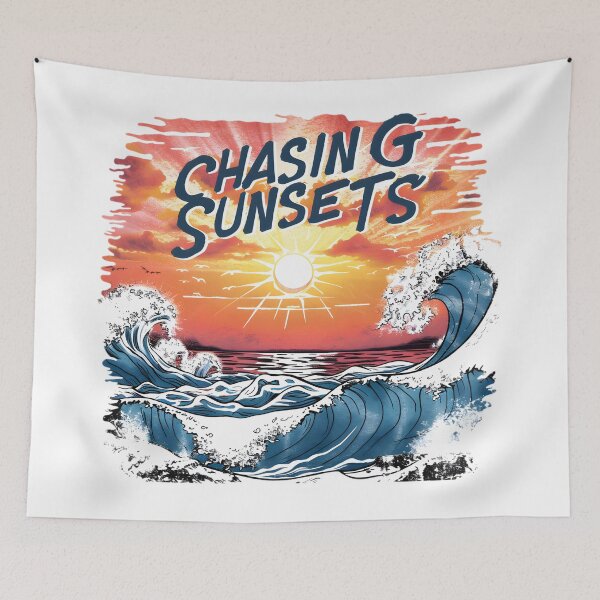 Item preview, Chasing Sunsets designed and sold by AI-Only Creations.