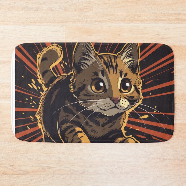Item preview, Cat with playful paws designed and sold by wolfgangrainer.