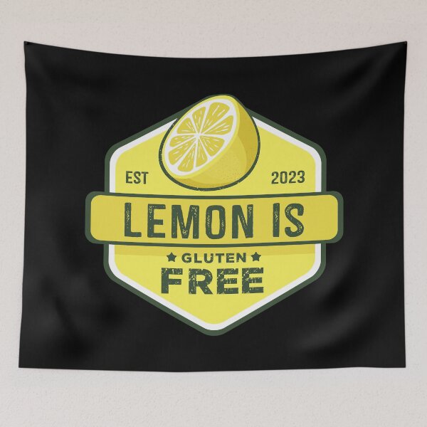 Item preview, "Lemon is Gluten-free" t shirt design series designed and sold by MyGluteesFree77.