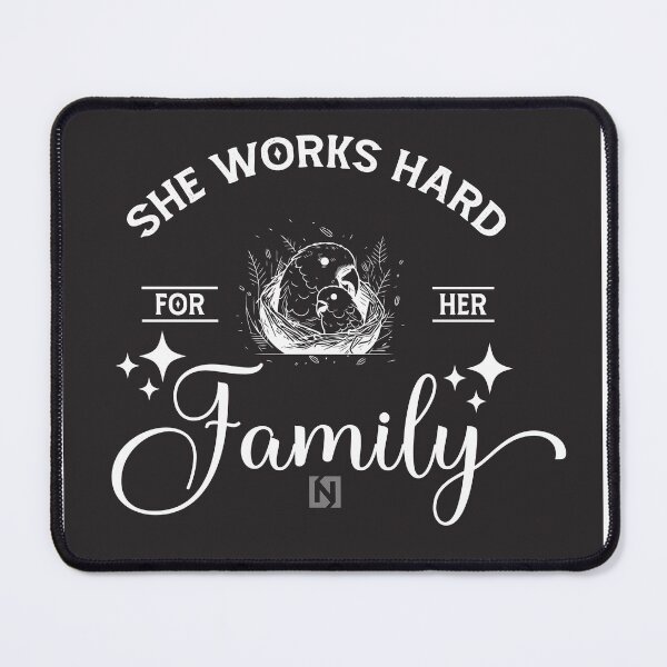Item preview, Family's Backbone: Working Hard with Love designed and sold by LatoriaStyle.
