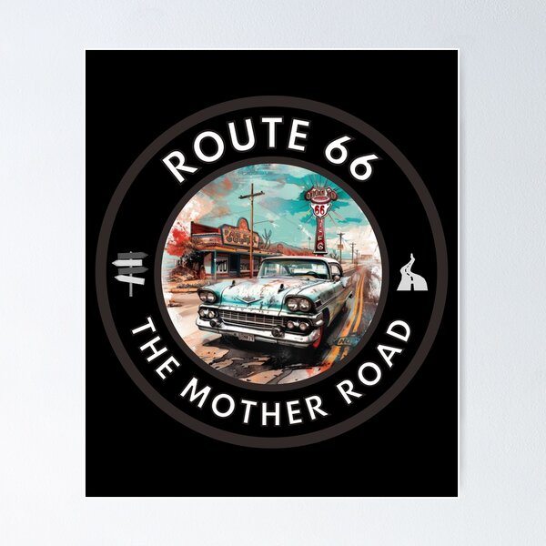 Item preview, Route 66 aka The Mother Road  designed and sold by MojaveTradePost.