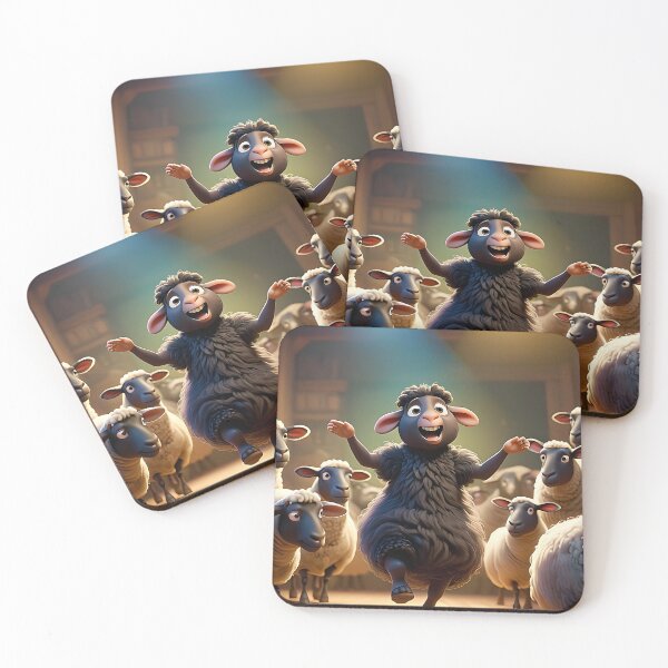 Item preview, Black sheep dancing designed and sold by PixelParadies.
