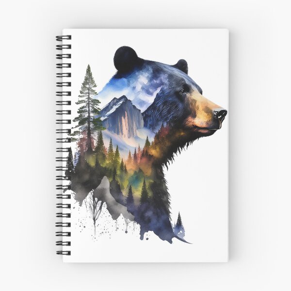 Item preview, Watercolor Yosemite Black Bear designed and sold by heartlocked.