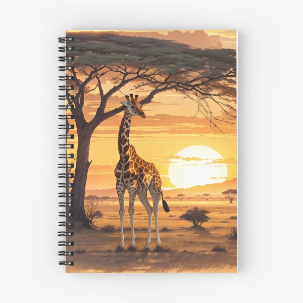 Item preview, giraffe at sunset designed and sold by eriktartufo.