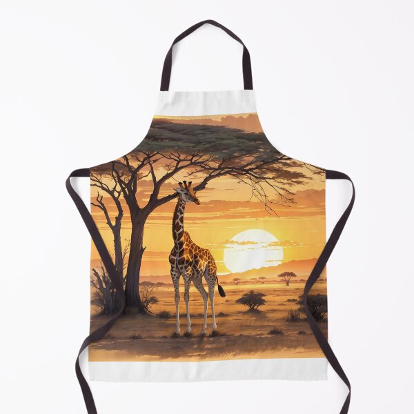 Item preview, giraffe at sunset designed and sold by eriktartufo.