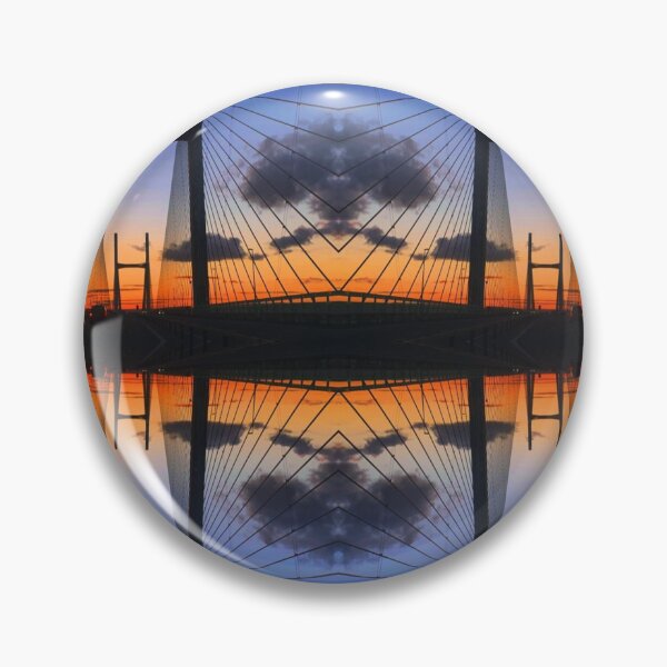Item preview, Severn Bridge Sunset Photo Pattern designed and sold by vallisrowe.