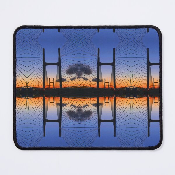 Item preview, Severn Bridge Sunset Photo Pattern designed and sold by vallisrowe.