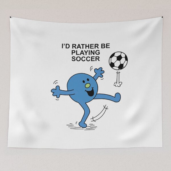 Item preview, Mr. Men I'd rather be playing soccer designed and sold by Scat the cat.