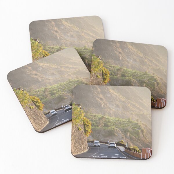Item preview, Mountain road at sunset designed and sold by rhosbahu.