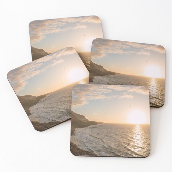 Item preview, Sunset over the coast designed and sold by rhosbahu.