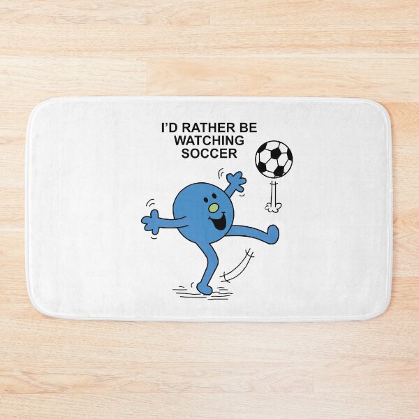 Item preview, Mr. Men I'd rather be watching soccer designed and sold by Scat the cat.