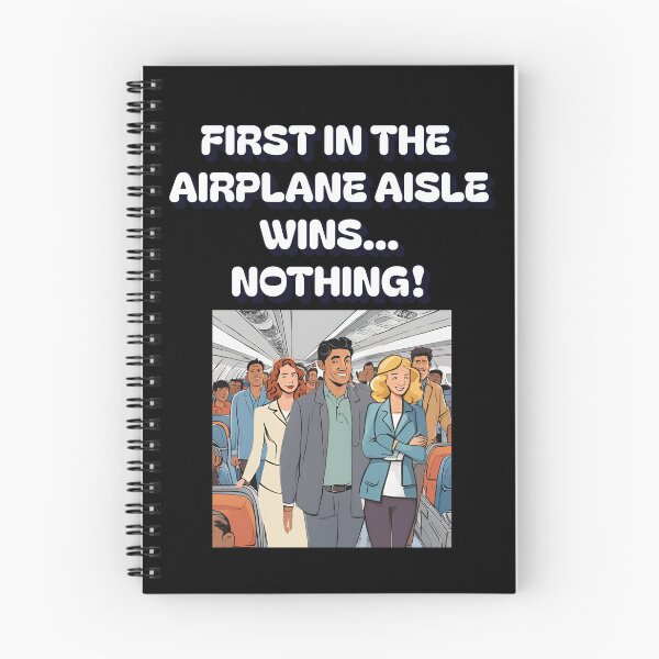 Item preview, First In The Airplane Aisle Wins...Nothing! designed and sold by signshirtz.
