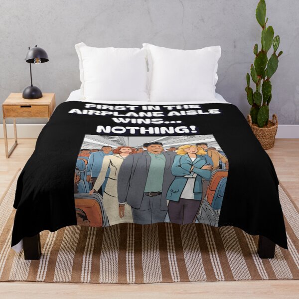 Item preview, First In The Airplane Aisle Wins...Nothing! designed and sold by signshirtz.