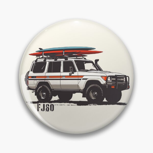 Item preview, Toyota Land Cruiser FJ60 surf ready designed and sold by blackdogshop.
