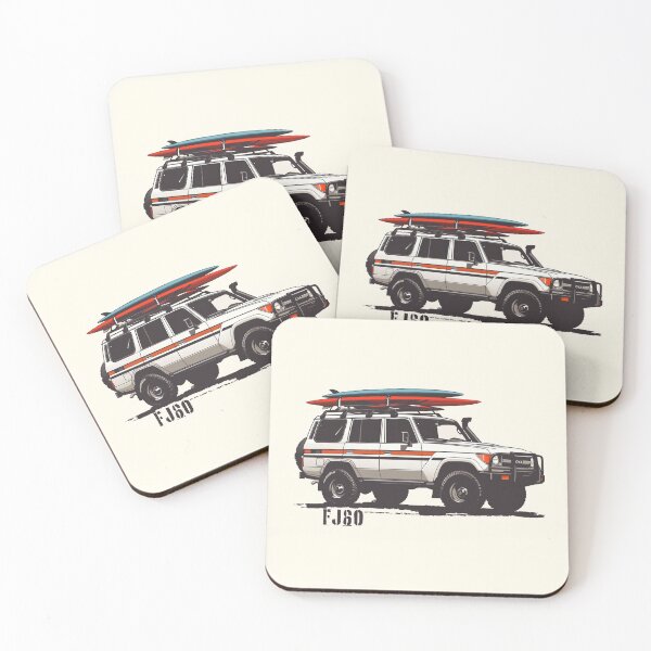 Item preview, Toyota Land Cruiser FJ60 surf ready designed and sold by blackdogshop.
