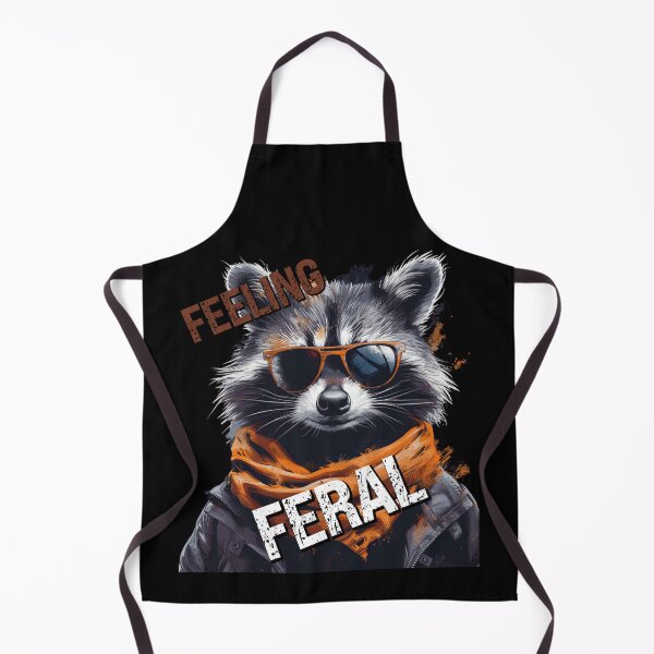 Item preview, Sintiendo mapache salvaje designed and sold by ArtFeverShop.