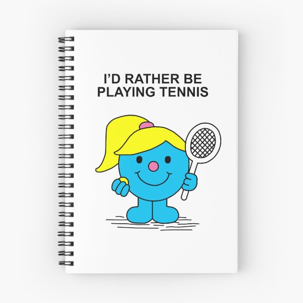 Item preview, Little Miss Id rather be playing tennis designed and sold by Scat the cat.