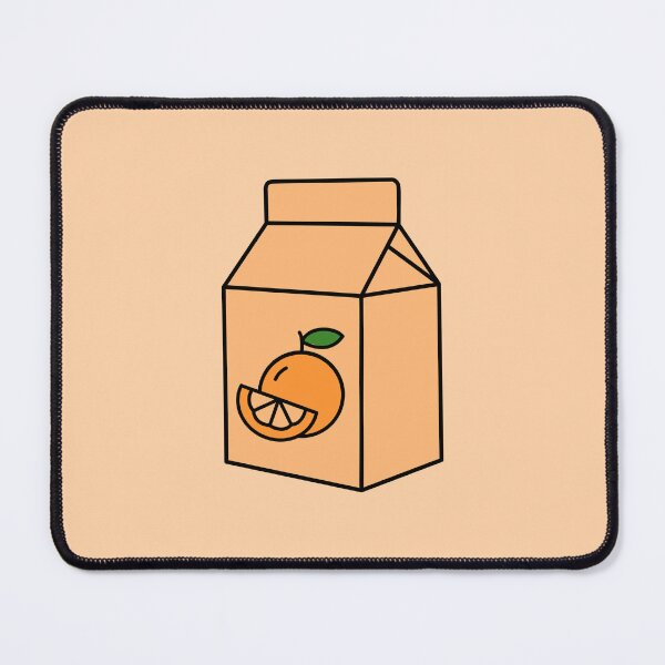 Item preview, orange juice box kawaii juicebox cute apple designed and sold by ShopMaggieRose.
