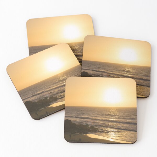 Item preview, Golden beach at sunset designed and sold by rhosbahu.