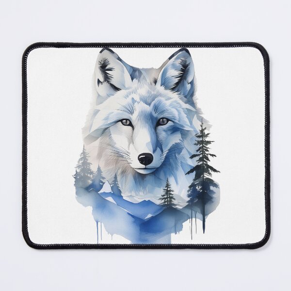 Item preview, Watercolor Arctic Fox  designed and sold by heartlocked.