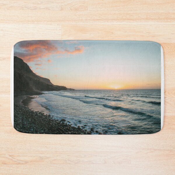 Item preview, Sunset on the pebble beach designed and sold by rhosbahu.