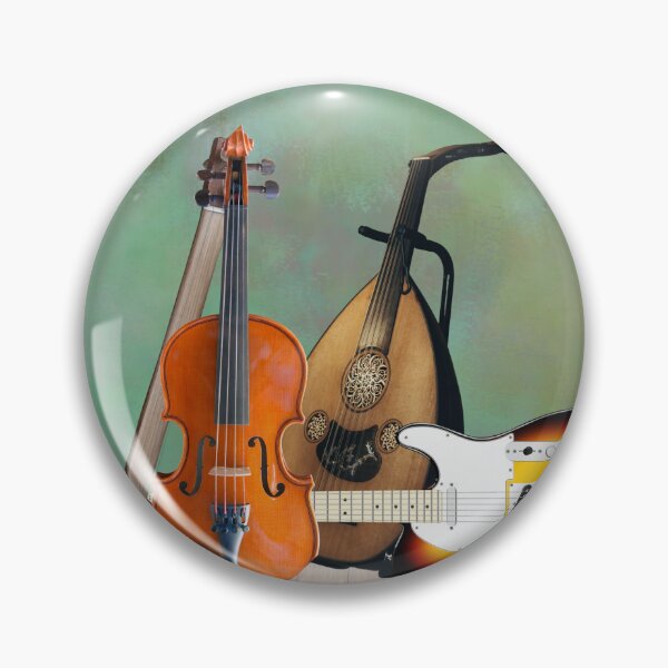 Item preview, String Instruments Violin, Sitar, Electric Guitar & Oud designed and sold by BrightrDayMusicArt.