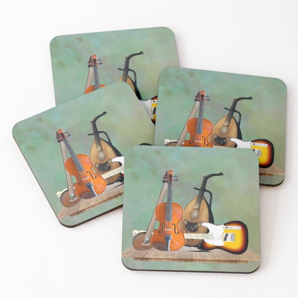 Item preview, String Instruments Violin, Sitar, Electric Guitar & Oud designed and sold by BrightrDayMusicArt.