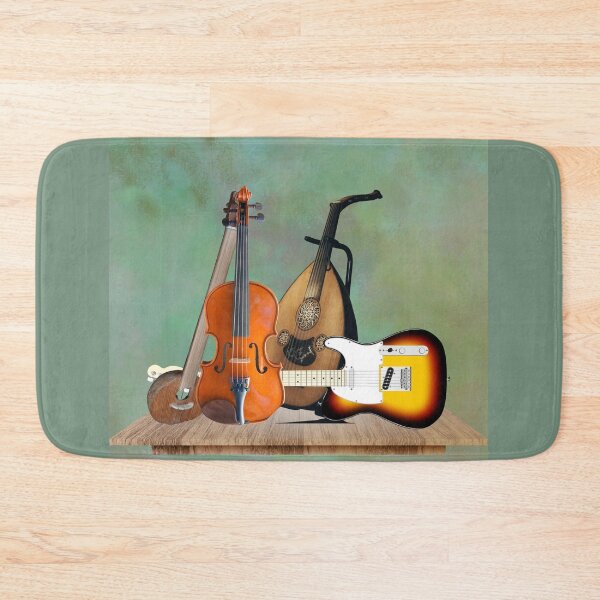 Item preview, String Instruments Violin, Sitar, Electric Guitar & Oud designed and sold by BrightrDayMusicArt.