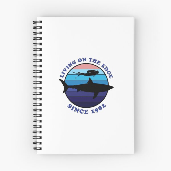 Item preview,   Living on the Edge Since 1982 Retro Surf Design designed and sold by Robert O.  Clark.