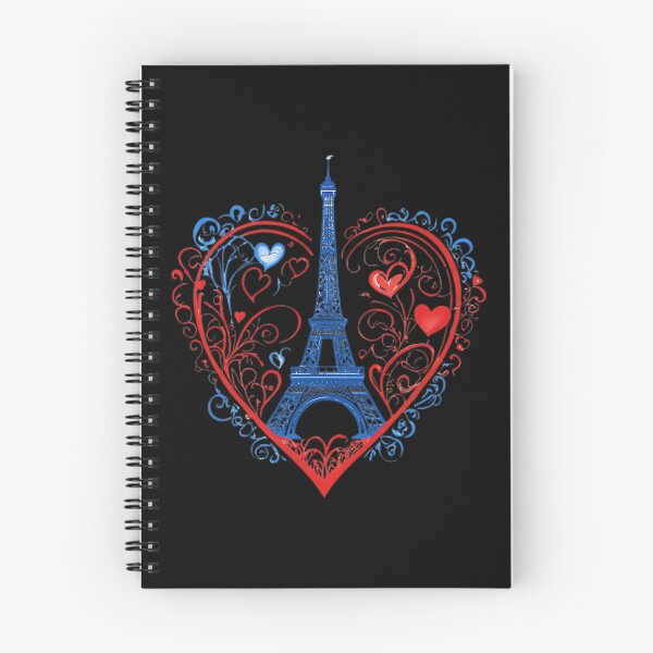Item preview, Parisian pattern with Eiffel Tower designed and sold by ElegantOutlines.
