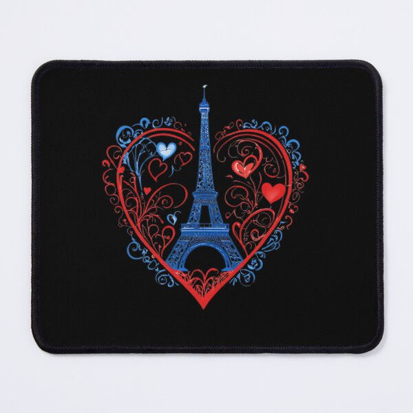Item preview, Parisian pattern with Eiffel Tower designed and sold by ElegantOutlines.
