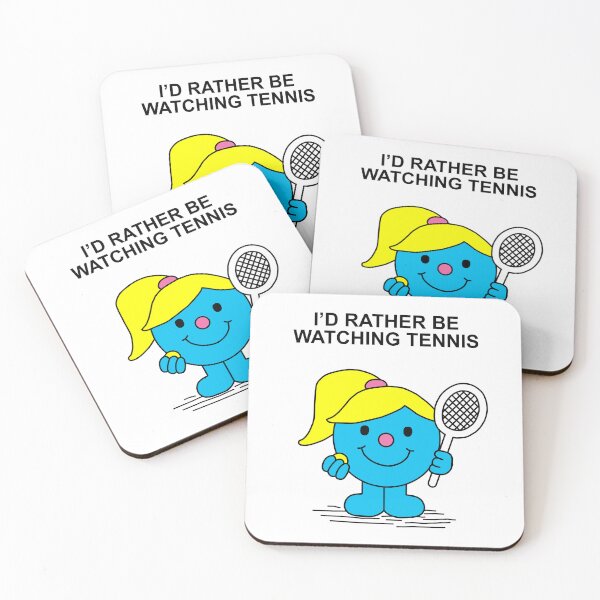 Item preview, Little Miss Id rather be watching tennis designed and sold by Scat the cat.