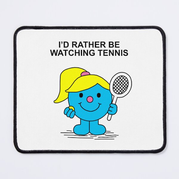 Item preview, Little Miss Id rather be watching tennis designed and sold by Scat the cat.
