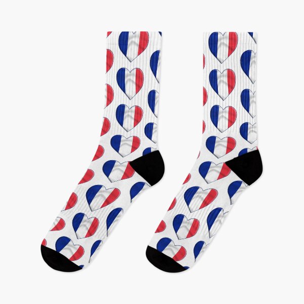 Artikelvorschau, Ich liebe Frankreich, Flagge im Herzform-Design entworfen und verkauft von TerenceLacey.