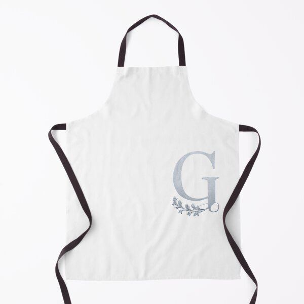 Item preview, Luxury Floral Monogram G: Elegant Grey and Silver Typography designed and sold by Fil4.