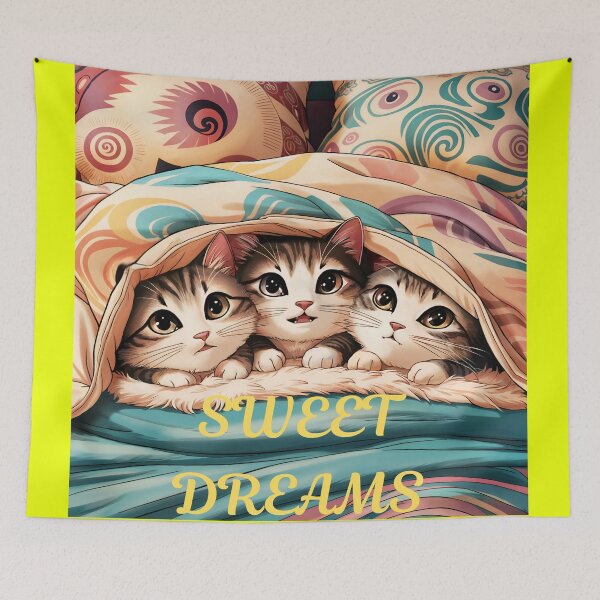 Item preview, Sweet Dreams Cats designed and sold by kateds14.
