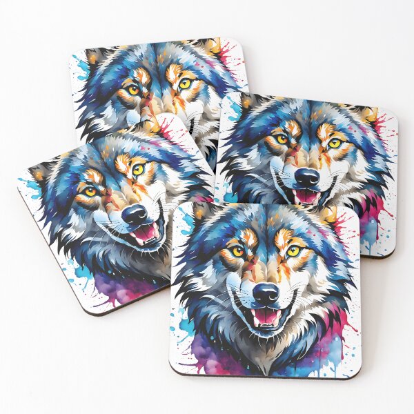 Item preview, Wolf Splash! designed and sold by ZartyDesigns.