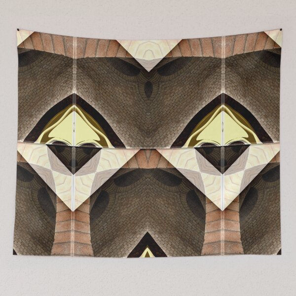 Item preview,  *COLORLESS GEOMETRIC MYSTICAL FACE ABSTRACT SKULL VARCHES TOMBSTONE* designed and sold by Ralek.