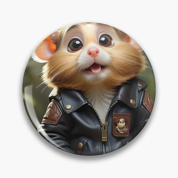 Artikelvorschau, Hamster mit Lederjacke entworfen und verkauft von PixelParadies.