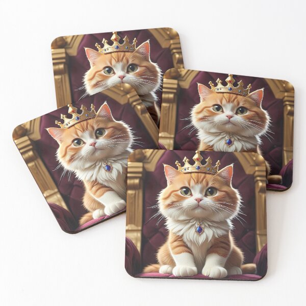 Item preview, Baby cat with crown designed and sold by PixelParadies.