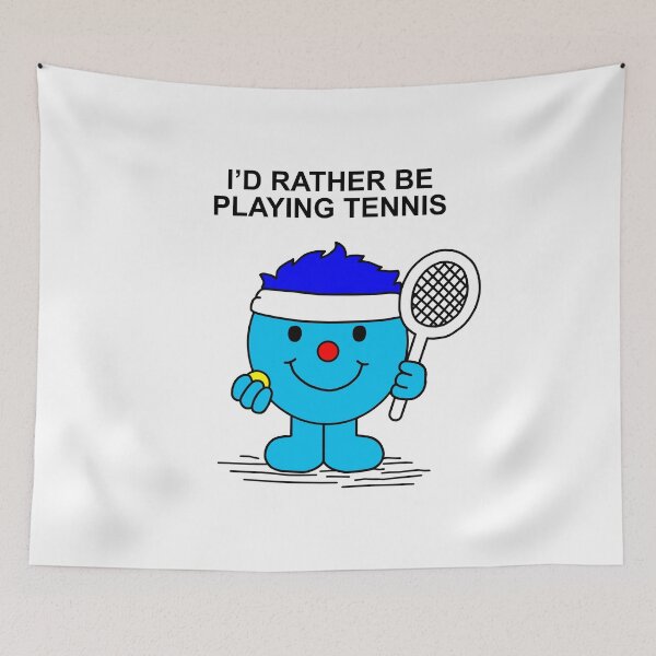 Item preview, Mr Men Id rather be playing tennis designed and sold by Scat the cat.