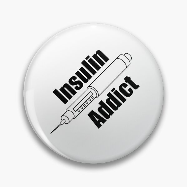 Item preview, I’m diabetic and I’m an insulin addict designed and sold by Animals-by-JB.