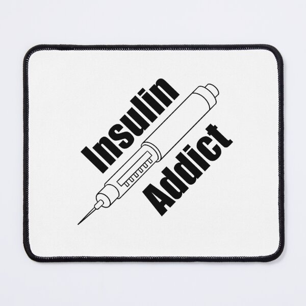 Item preview, I’m diabetic and I’m an insulin addict designed and sold by Animals-by-JB.