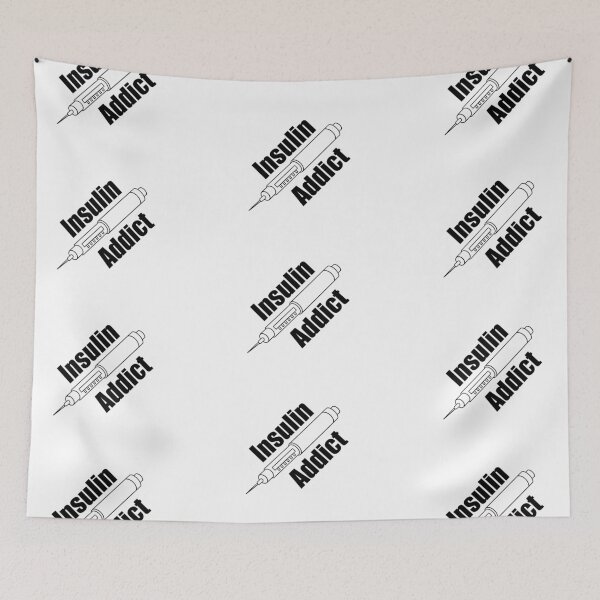 Item preview, I’m diabetic and I’m an insulin addict designed and sold by Animals-by-JB.