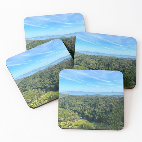 Item preview, The Sea Over Boseong Tea Fields | South Korea Landscape Photography designed and sold by YemmyZImages.