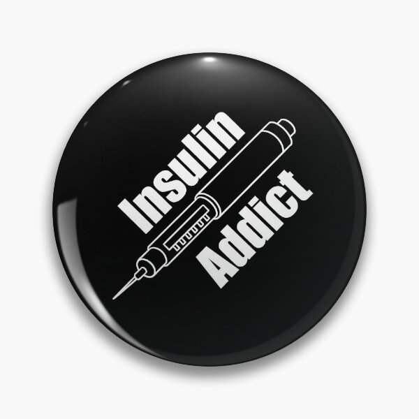 Item preview, I’m diabetic and I’m an insulin addict designed and sold by Animals-by-JB.