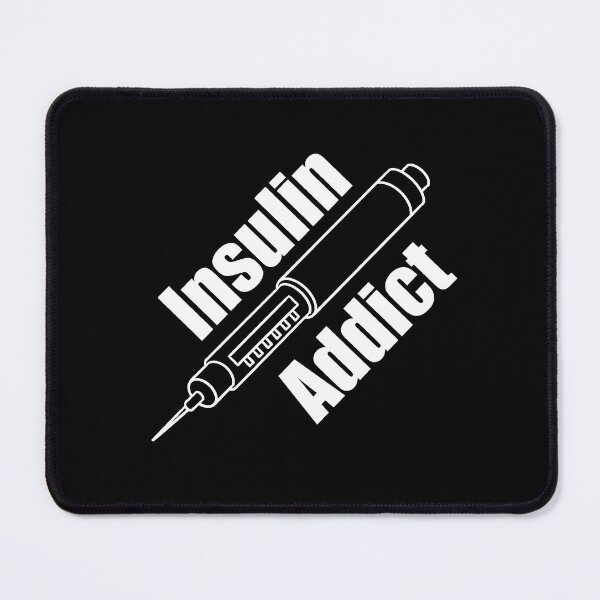 Item preview, I’m diabetic and I’m an insulin addict designed and sold by Animals-by-JB.